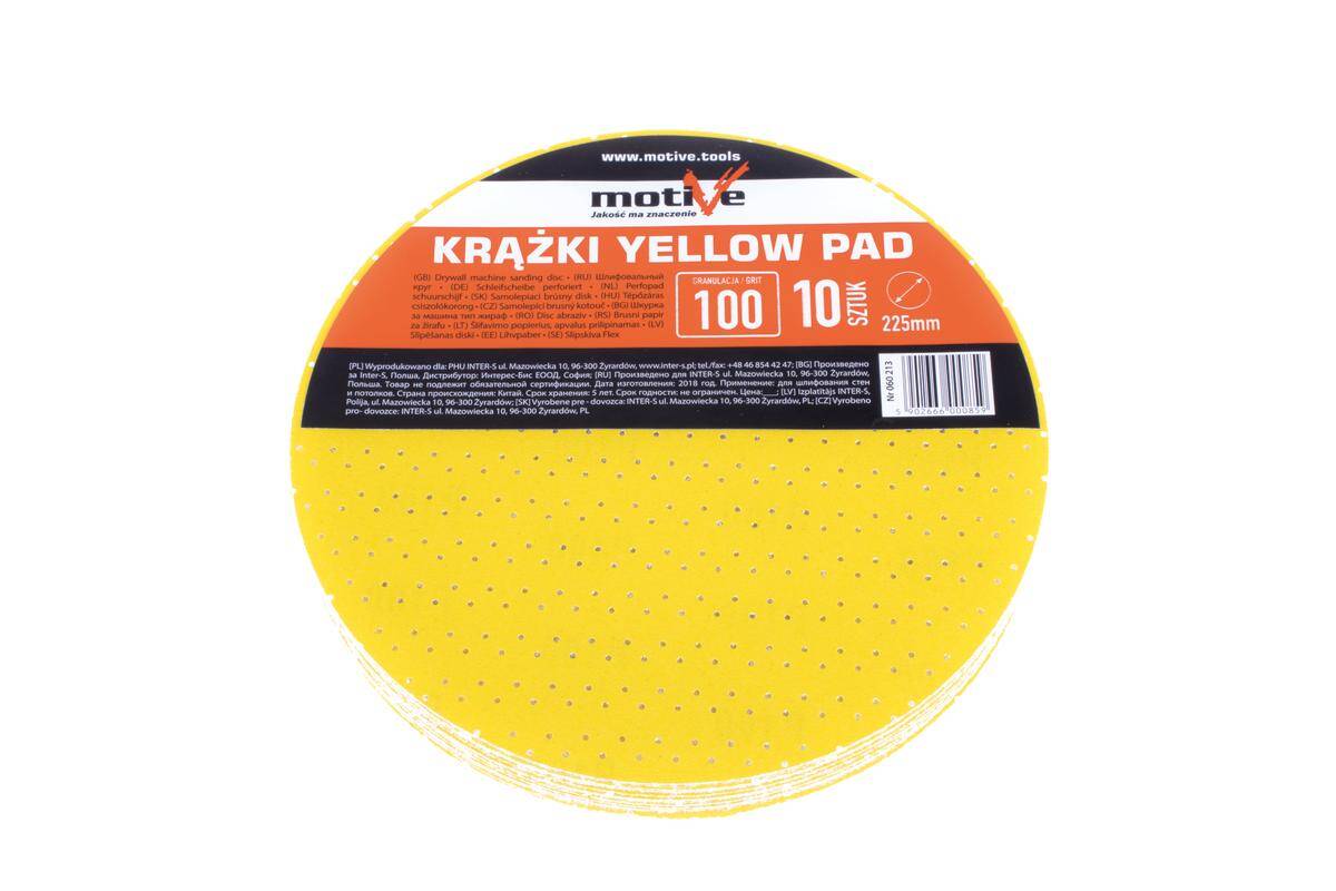 Krążki ścierne Yellow Pad 150 MOTIVE ∅ 225 mm 060 215