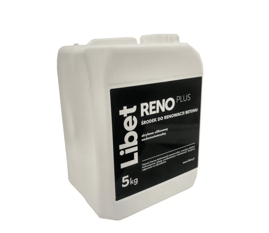 Środek do renowacji betonu Reno plus 2,5 kg pergaminowa biel