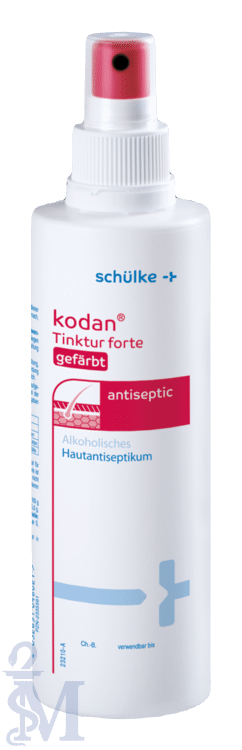 KODAN TINKTUR FORTE  BARWIONY 250 ML - LEK - Alkoholowy płyn do dezynfekcji skóry