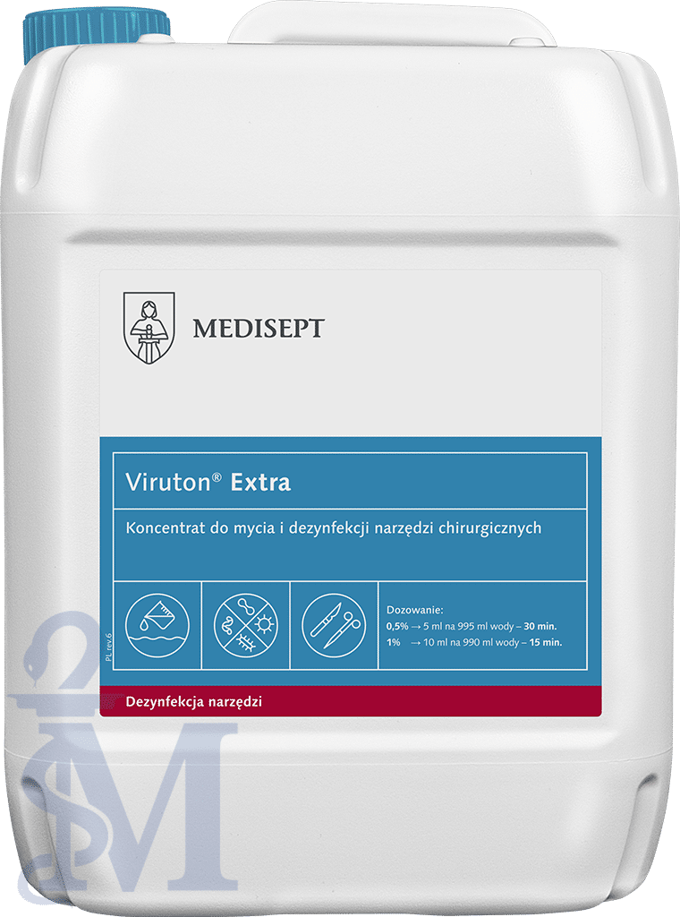 VIRUTON EXTRA 5L Koncentrat do mycia i dezynfekcji narzędzi chirurgicznych Medisept