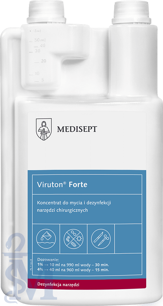 VIRUTON FORTE 1L Koncentrat do mycia i dezynfekcji narzędzi chirurgicznych Medisept