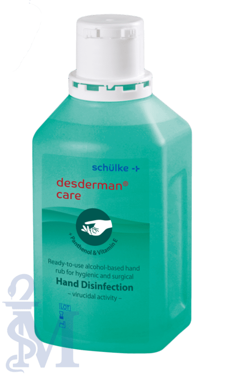 DESDERMAN CARE 1L - preparat do higienicznej i chirurgicznej dezynfekcji dłoni z Pantenolem i wit. E