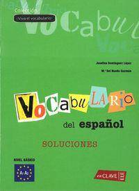Viva el Vocabulario basico Klucz