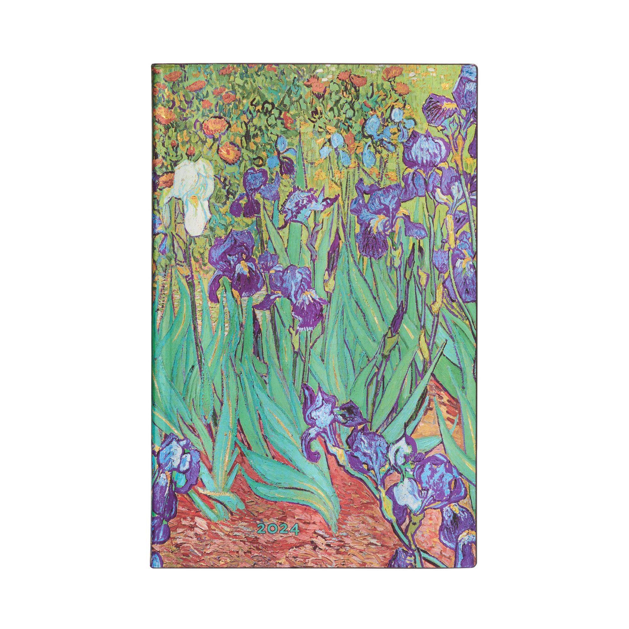 Kalendarz 2024 Van Gogh’s Irises Maxi tygodniowy HOR Flexi