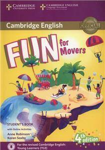 Fun for Movers (4th Edition - 2018 Exam) Student's Book with Audio Download & Online Activities