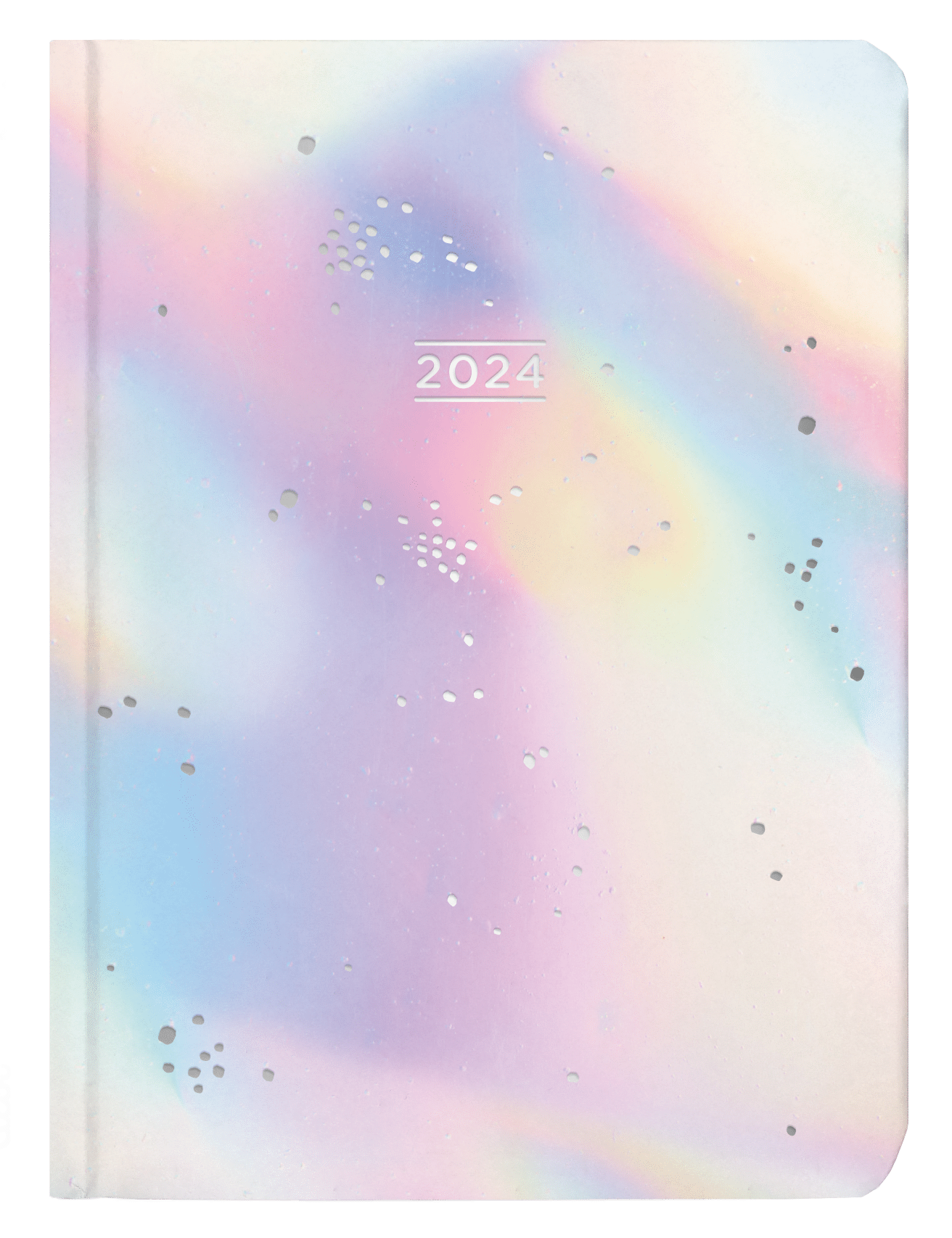 Kalendarz 2024 B6 tygodniowy Holograficzny