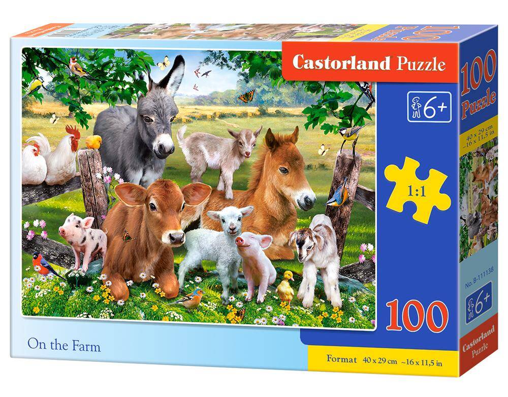 Puzzle 100 Na farmie B-111138