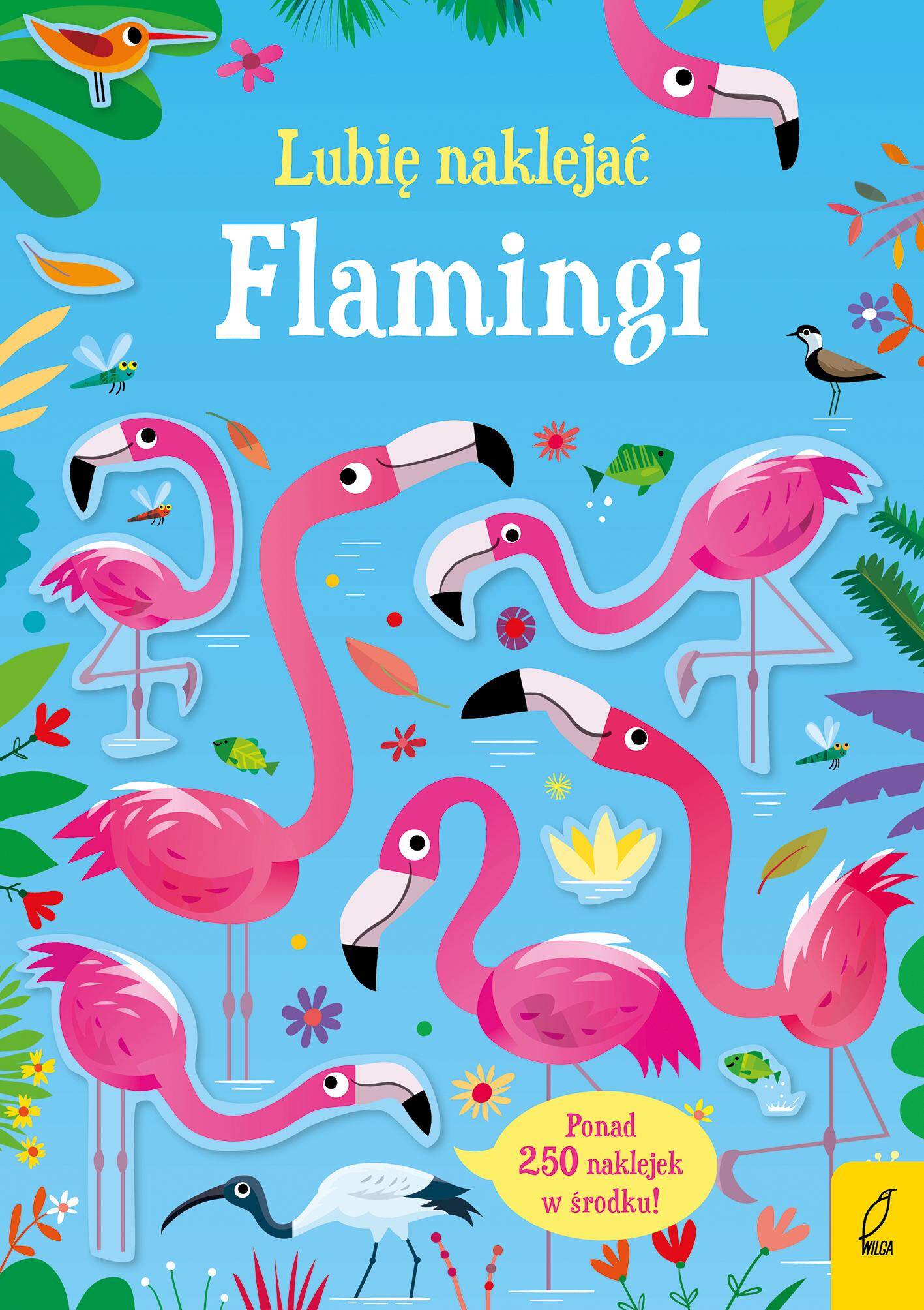 Flamingi. Lubię naklejać