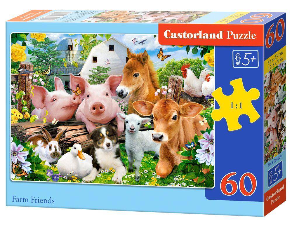 Puzzle 60 Przyjaciele z farmy B-066209