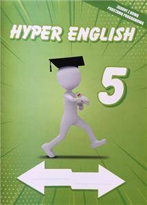 HYPER ENGLISH klasa 5 - ćwiczenie edukacyjne z naklejkami Zeszyt idealny do zdalnego nauczania