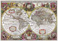 Puzzle Mapa Ziemi 1630 2000