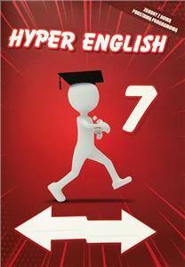 HYPER ENGLISH klasa  7- ćwiczenie edukacyjne z naklejkami Zeszyt idealny do zdalnego nauczania