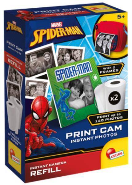 Rolki do zdjęć Print Cam Instant Photos Spiderman 2szt. LISCIANI 104055