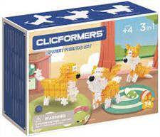 Clicformers Yellow & White Sweet Friends 74 elementy