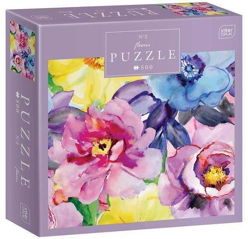 Puzzle 500el Flowers 2 INTERDRUK