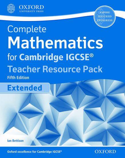 Complete Mathematics for Cambridge IGCSE Extended: Teacher Resource Pack (Fifth Edition)