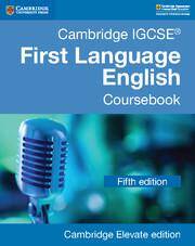 Cambridge IGCSE First Language English Coursebook Cambridge Elevate edition (2Yr)