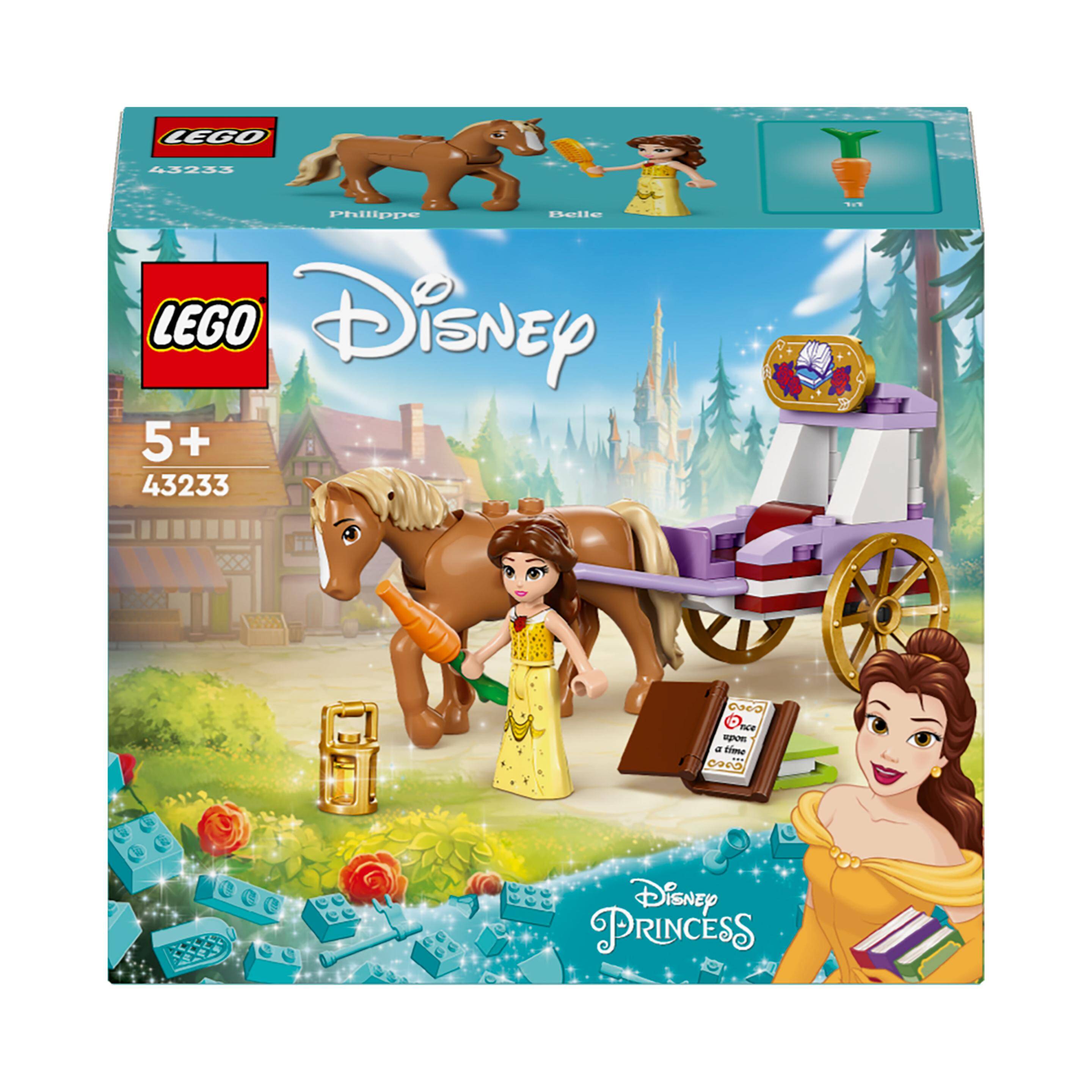 LEGO® 43233 DISNEY PRINCESS Bryczka z opowieści Belli p4. 62 elementy