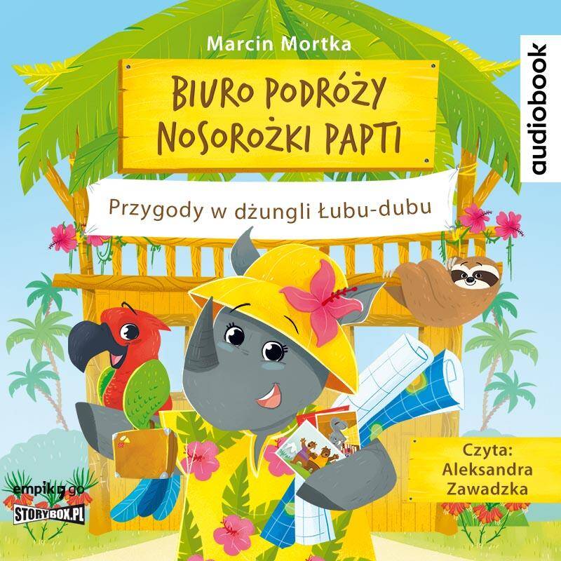 CD MP3 Biuro podróży nosorożki Papti. Przygody w dżungli Łubu-dubu