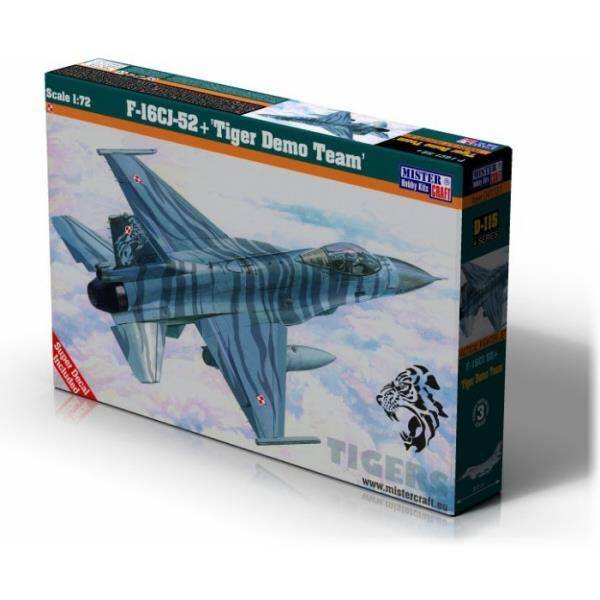 Model do sklejania MisterCraft F-16CJ-52 Tiger Demo Team