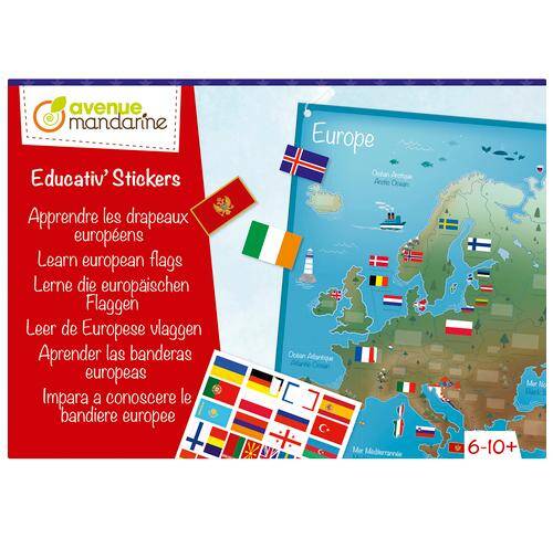 Zestaw edukacyjny Poznaj europejskie flagi