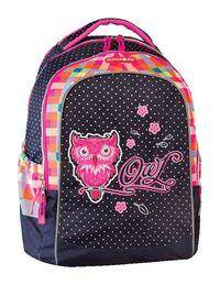 Plecak szkolny dwukomorowy Owl czarny Cool Pack