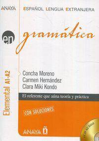 Gramatica elemental A1 A2 con soluciones + 2 CD