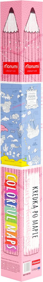 Mapa XXL Skarby Karaibów
