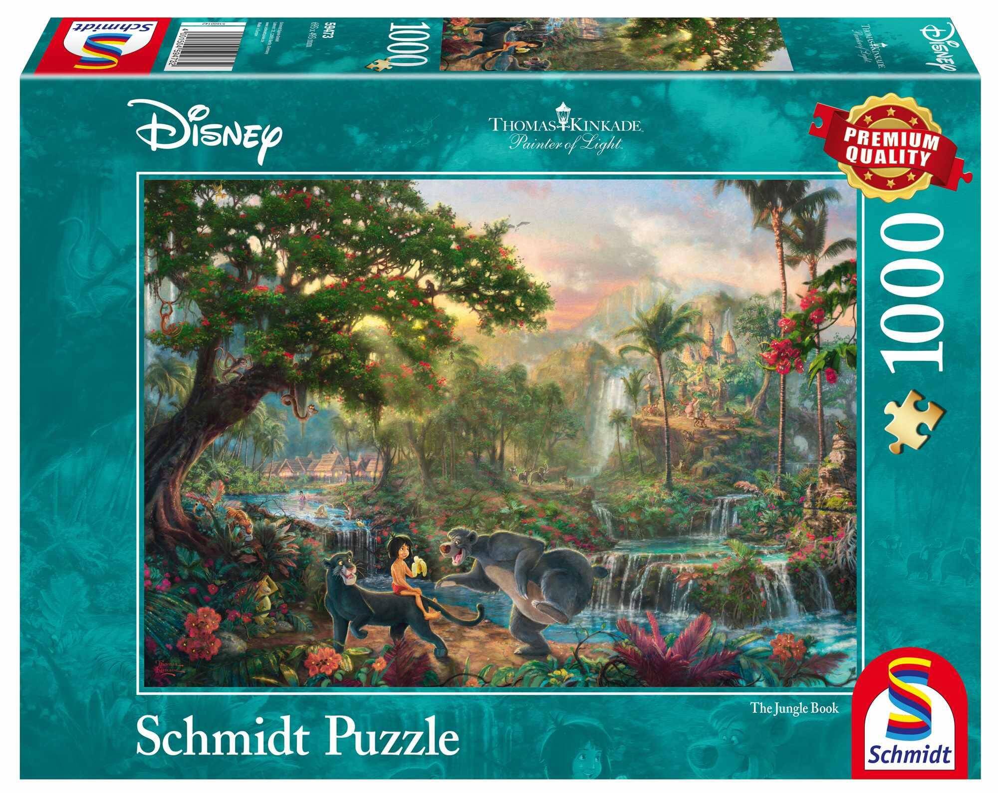 Puzzle 1000 PQ Księga dżungli Disney T. Kinkade 106297