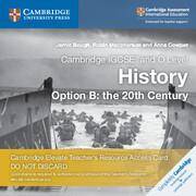 Cambridge IGCSE and O Level History Cambridge Elevate Teacher's Resource Access Card