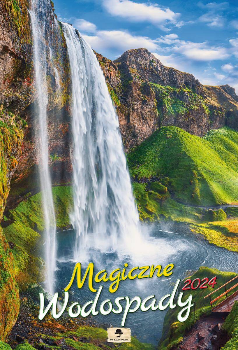 Kalendarz 2024 ścienny A3 magiczne wodospady VD.13