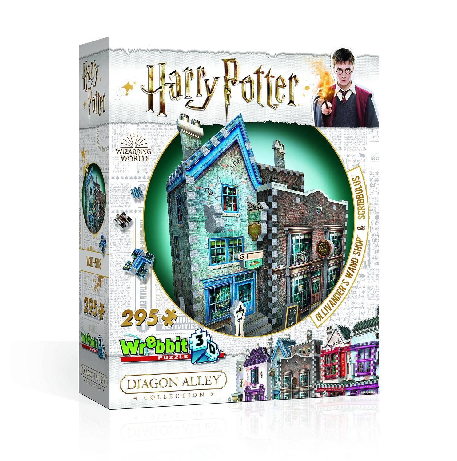 Puzzle 3D 295 Harry Potter Wrebbit Ollivander's Wand Shop&Scribbulus