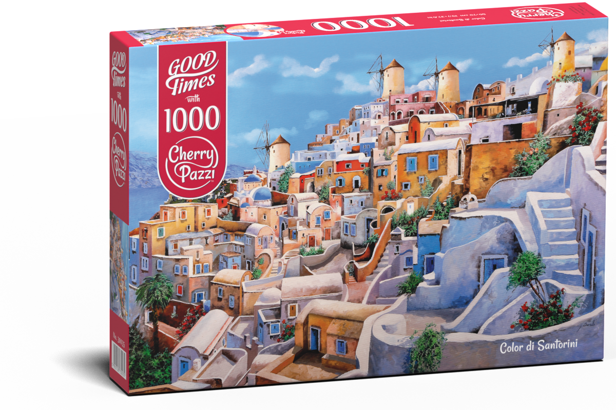 Puzzle 1000 Cherry Pazzi Color di Santorini