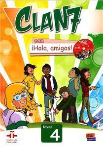 Clan 7 con Hola amigos 4 Podręcznik + CD MultiROM