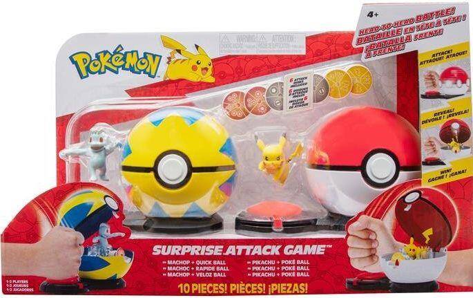 Pokemon Surprise Attack Game Pikachu vs Machop