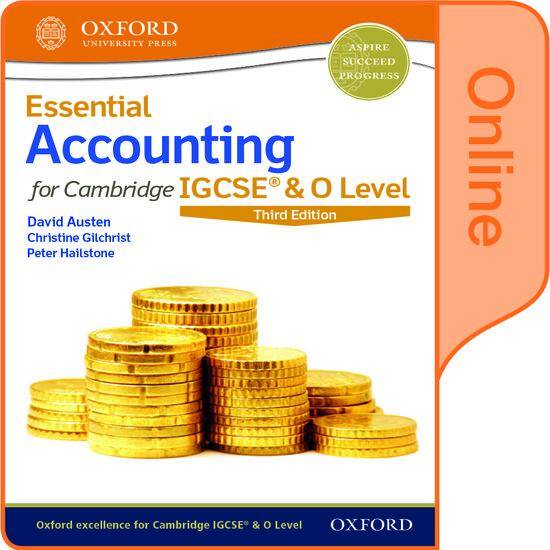 Essential Accounting for Cambridge IGCSE & O Level: Online Student Book (Third Edition)