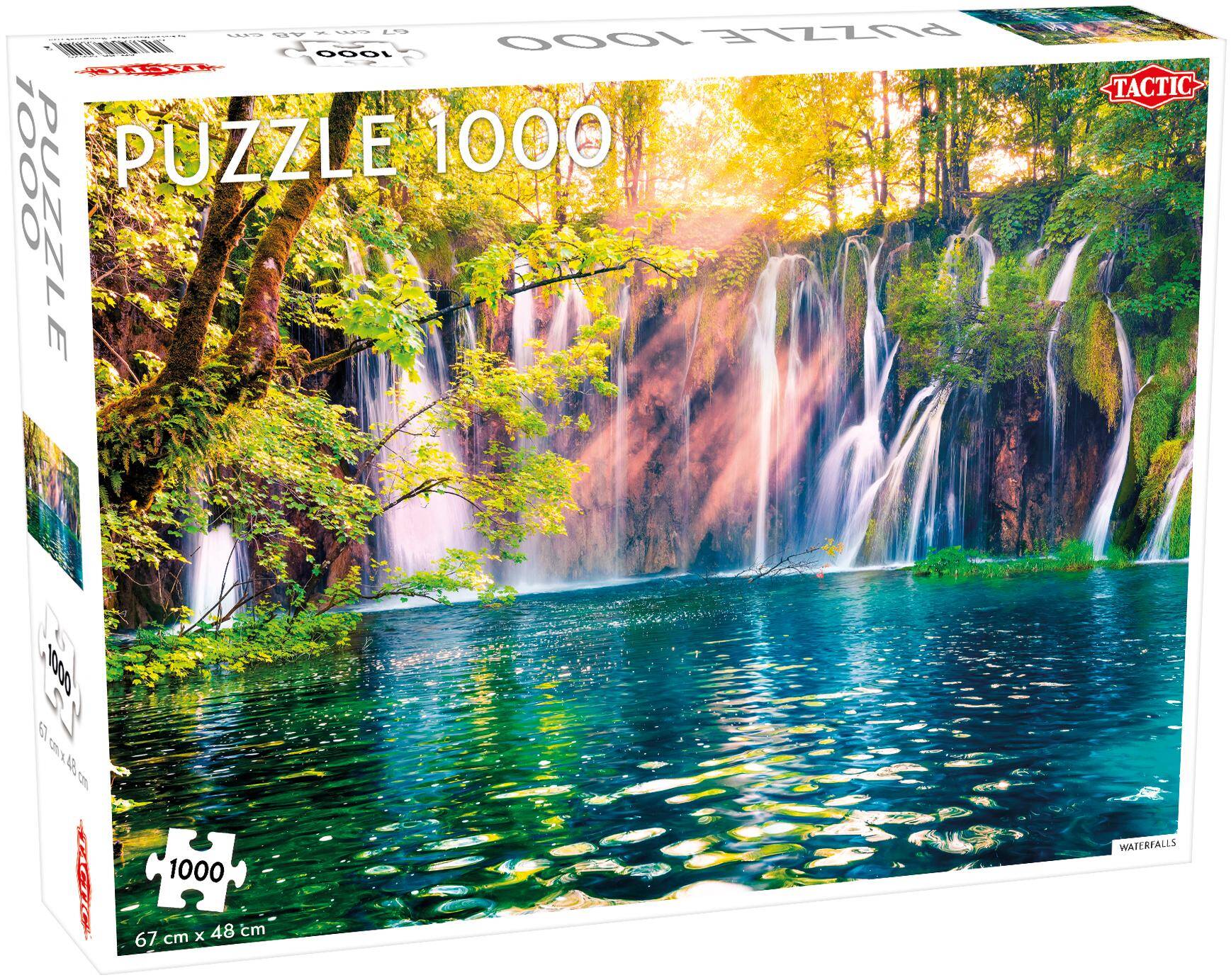 Puzzle 1000 Landscape Waterfalls Plitvice National Park