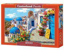 Puzzle 2000 elementów C-200603 Wiosna w Santorini