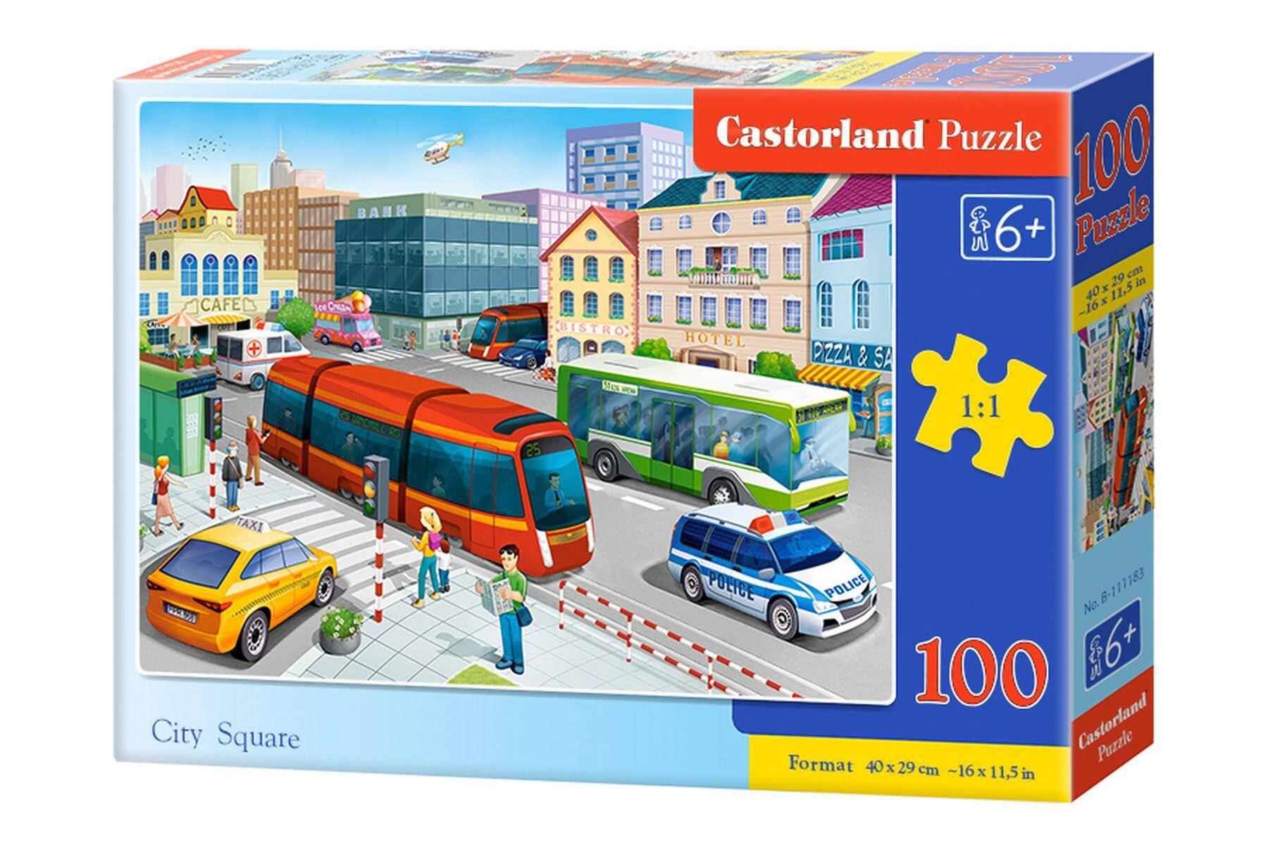 Puzzle 100 Plac miejski B-111183