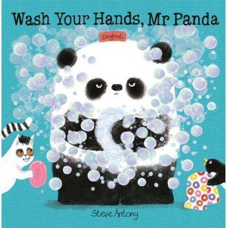 wash your hands mr panda by Steve Antony
