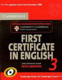Cambridge First Certificate in English 3 for Updated Exam Student's Book with answers