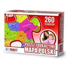 Puzzle edukacyjne 260 Mapa Polski