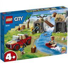 LEGO ®CITY Wildlife Terenówka ratowników dzikich zwierząt 60301 (157 el.) 4+