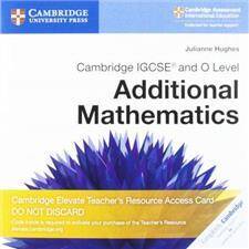 Cambridge IGCSEA and O Level Additional Mathematics Cambridge Elevate Teacher's Resource Access Card