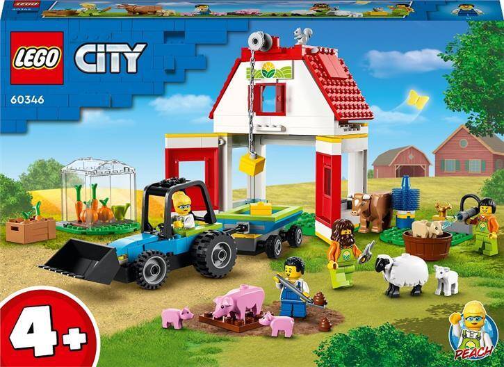 LEGO ®CITY Stodoła i zwierzęta gospodarskie 60346 (230 el.) 4+