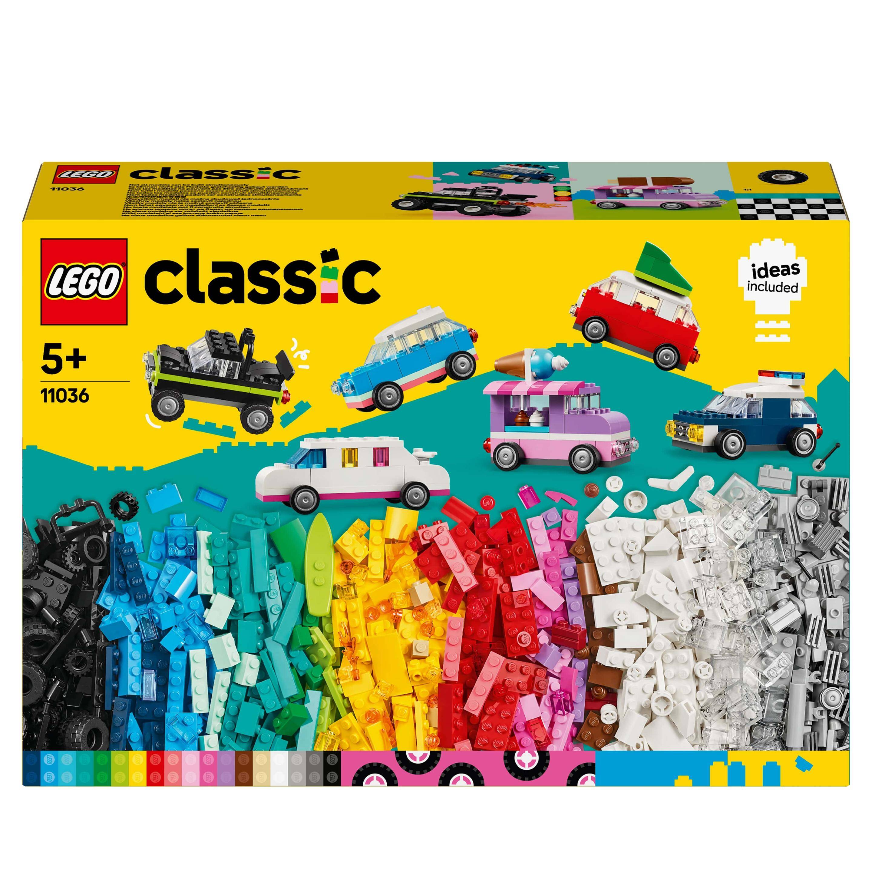 LEGO® CLASSIC LG-11036. Kreatywne pojazdy p3. 900 elementów