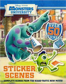 Disney Monsters University Sticker Scenes