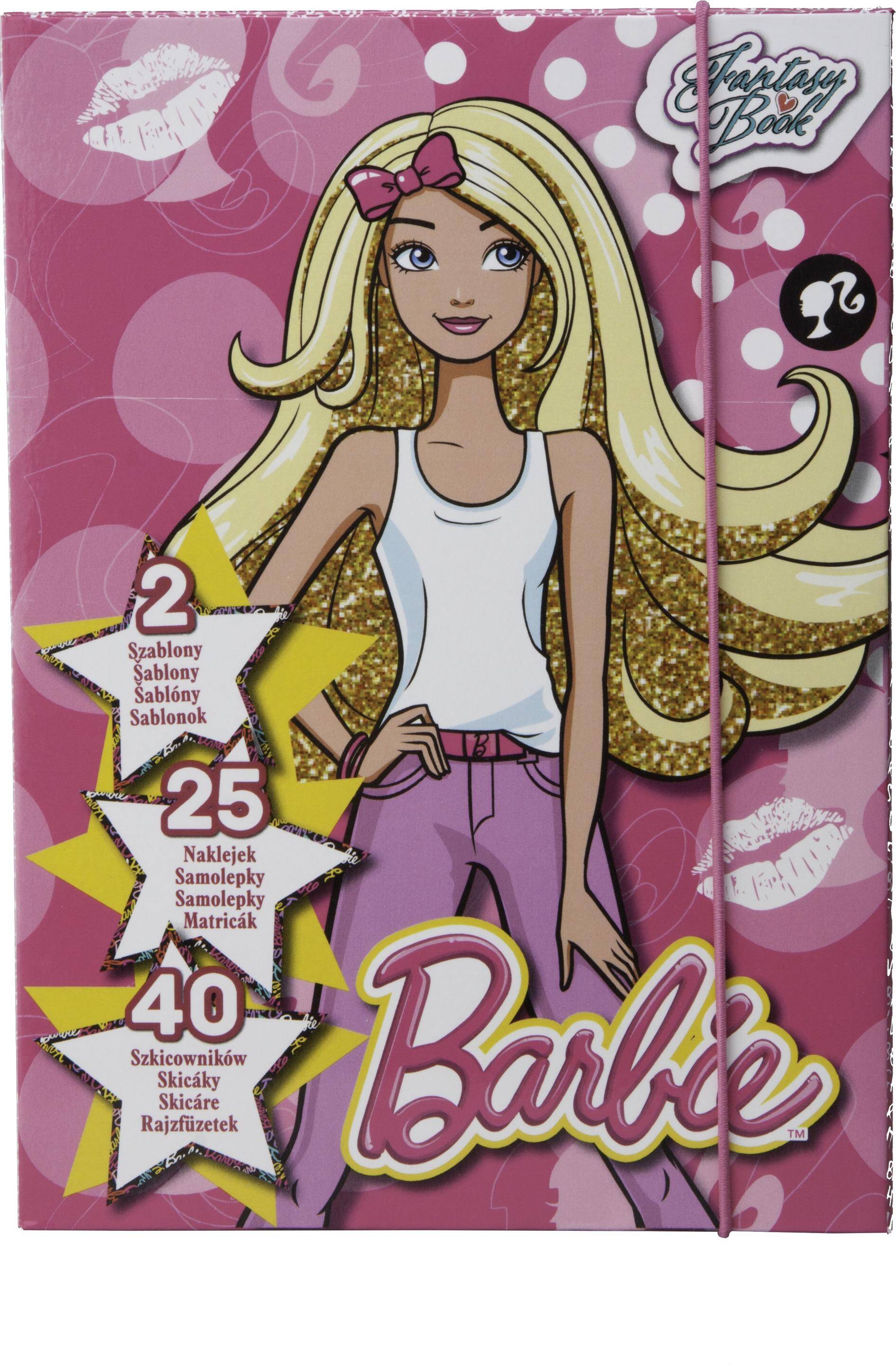 Szkicownik Barbie ( 2 szablony)