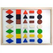 Magnetyczna mozaika geometryczna (z serii: zabawki drewniane)