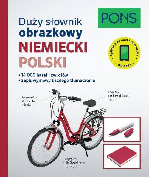 Duży słownik obrazkowy Niemiecki Polski Pons Wydanie 2